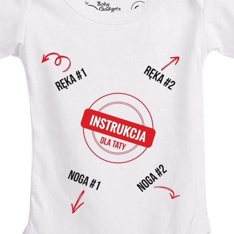 Baby Instructions body z instrukcją tu ręka noga Baby Instructions body z instrukcją tu ręka noga