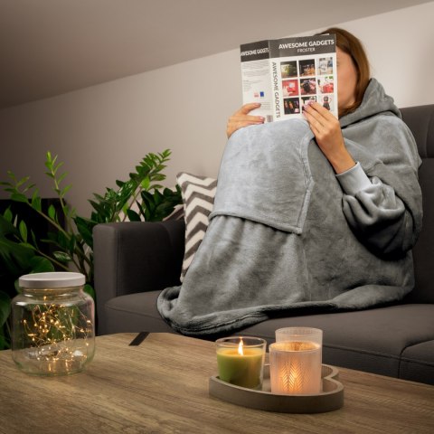 Bluzair Bluza Koc z Kapturem XXL Ciepła Hoodie 4w1 Bluzair Bluza Koc z Kapturem XXL Ciepła Hoodie 4w1