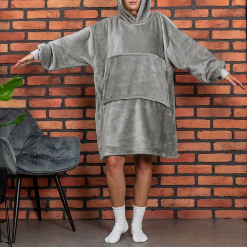 Bluzair Bluza Koc z Kapturem XXL Ciepła Hoodie 4w1 Bluzair Bluza Koc z Kapturem XXL Ciepła Hoodie 4w1
