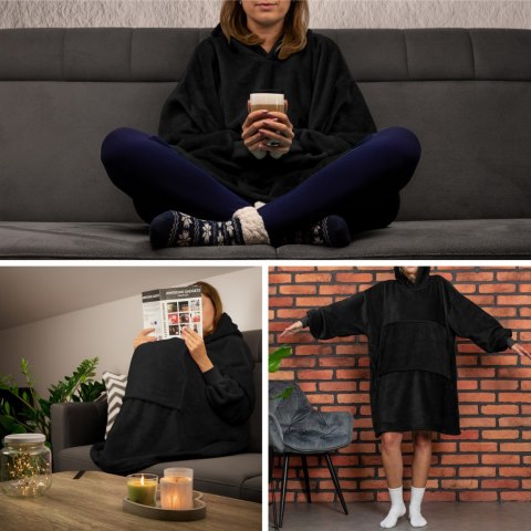 Bluzair Koco Bluza Oversize z Kapturem Polska 4w1 Bluzair Koco Bluza Oversize z Kapturem Polska 4w1