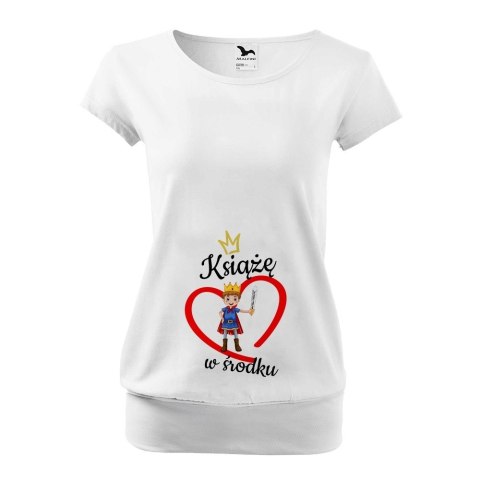 Koszulka ciążowa Książę w środku Koszulka ciążowa Książę w środku