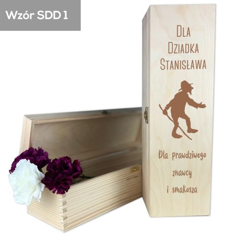 Skrzynka na wino Dla prawdziwego znawcy i smakosza Skrzynka na wino Dla prawdziwego znawcy i smakosza