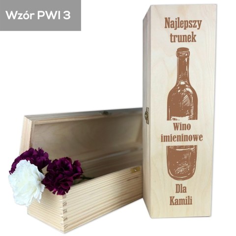 Skrzynka na wino Najlepszy trunek wino imieninowe Skrzynka na wino Najlepszy trunek wino imieninowe