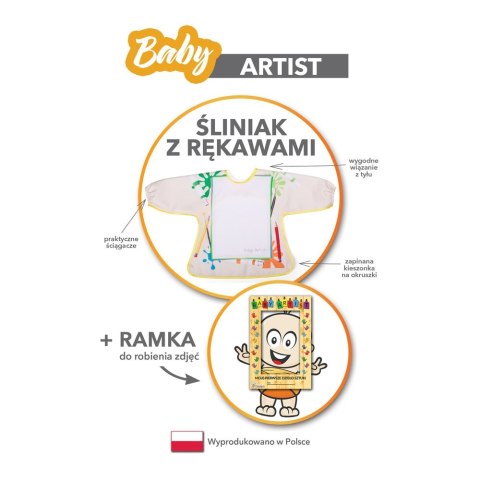 Baby Artist Śliniak z Rękawami - Wodoodporny, Kreatywny i Praktyczny dla Dzieci Baby Artist Śliniak z Rękawami - Wodoodporny, Kreatywny i Praktyczny dla Dzieci