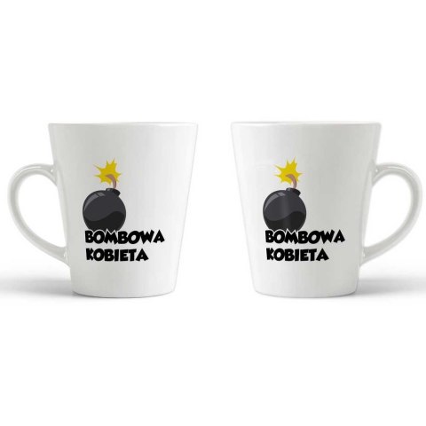 Kubek latte Bombowa Kobieta dla kobiet Kubek latte Bombowa Kobieta dla kobiet