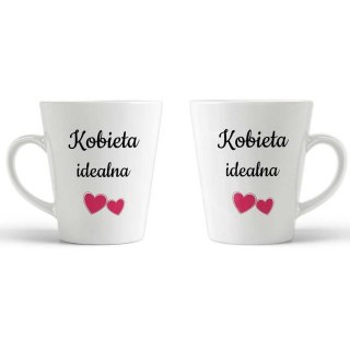 Kubek latte Kobieta idealna dla kobiet
