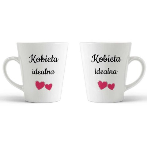 Kubek latte Kobieta idealna dla kobiet