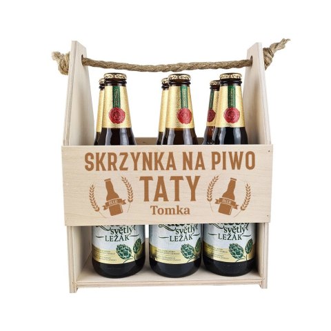 Nosidełko Skrzynka na piwo taty z imieniem Nosidełko Skrzynka na piwo taty z imieniem