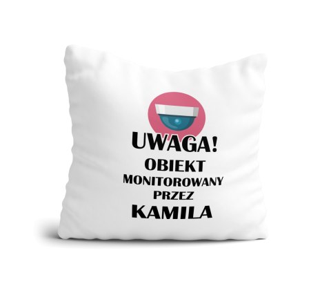 Poduszka Uwaga obiekt monitorowany z imieniem Poduszka Uwaga obiekt monitorowany z imieniem