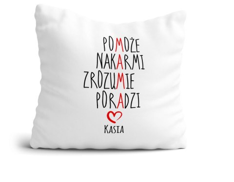 Poduszka mama z podpisem Poduszka mama z podpisem