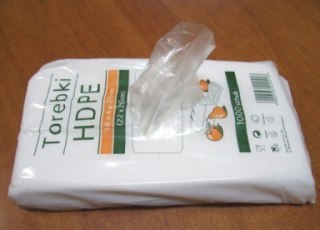 Torebki/woreczki HDPE 14x4x26cm a`800