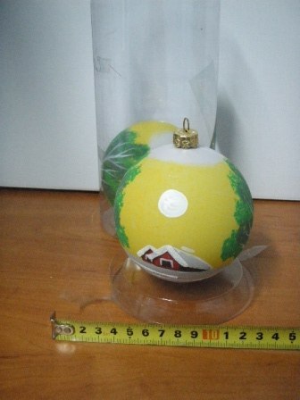 Bombki 2szt. 10cm nietłukące Bombki 2szt. 10cm nietłukące