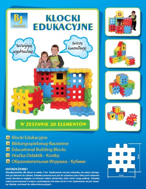 Klocki edukacyjne BJ Klocki edukacyjne BJ