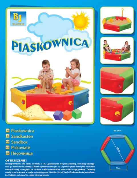 Piaskownica modułowa 120cm Piaskownica modułowa 120cm
