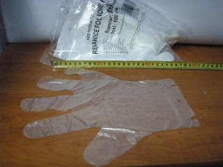 Rękawice foliowe HDPE 100szt.