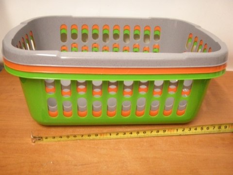 Koszyk plastikowy organizer pojemnik 34 x 24 cm 7001 Koszyk plastikowy organizer pojemnik 34 x 24 cm 7001