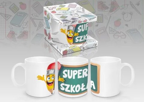 Kubek Super Szkoła ołówek 300ml Kubek Super Szkoła ołówek 300ml