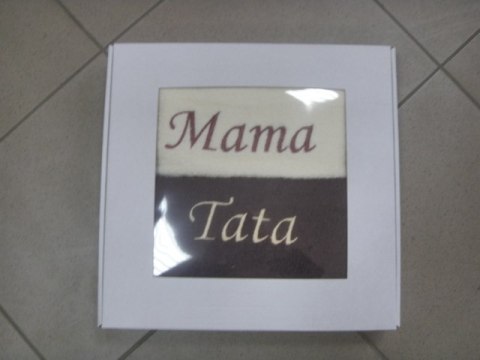 Ręcznik haftowany 50X100 2szt w pudełku MAMA/TATA 6235,31 Ręcznik haftowany 50X100 2szt w pudełku MAMA/TATA 6235,31