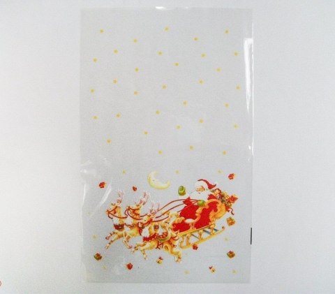 Opakowanie ozdobne/celofan 30x50 cm 50szt. BOŻE NARODZENIE Wor-0005cz Opakowanie ozdobne/celofan 30x50 cm 50szt. BOŻE NARODZENIE Wor-0005cz