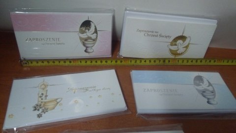 Zaproszenie 10szt CHRZEST 514227 Zaproszenie 10szt CHRZEST 514227