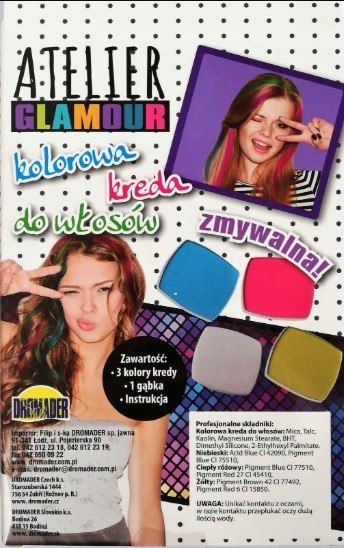 Kreda do włosów kolorowa ATELIER GLAMOUR Kreda do włosów kolorowa ATELIER GLAMOUR