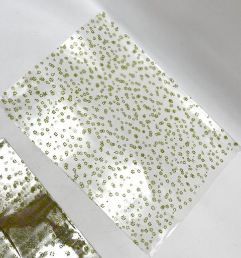 Worek celofan 25szt. 25x35cm ZIELONE KWIATY Worek celofan 25szt. 25x35cm ZIELONE KWIATY
