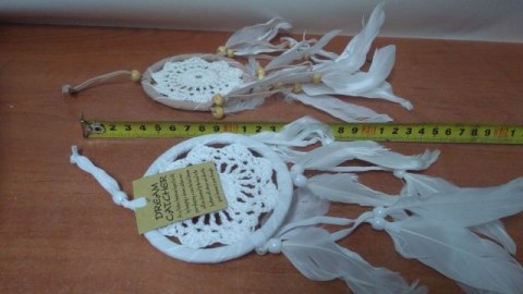 Łapacz snów śr. 9cm KORONKA