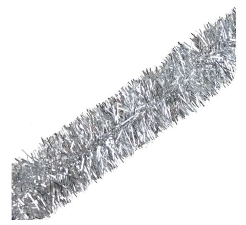 Girlanda łańcuch choinkowy 10szt. SREBRNY fi-25 6m Girlanda łańcuch choinkowy 10szt. SREBRNY fi-25 6m