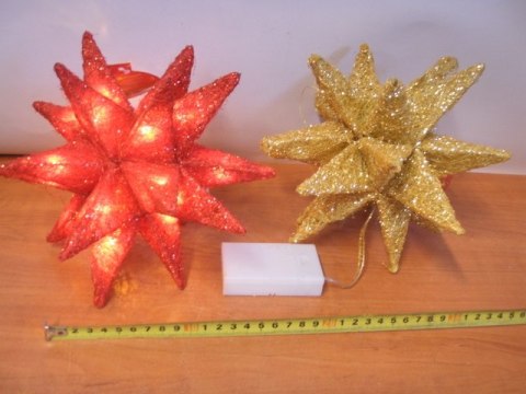 Gwiazda świecąca 20cm na baterie | CSA042 Gwiazda świecąca 20cm na baterie | CSA042