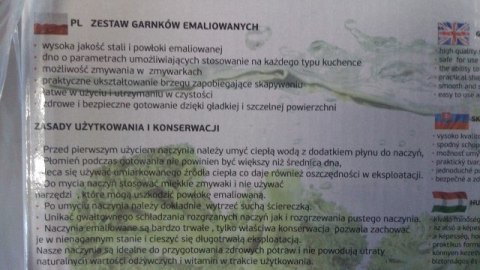 Komplet garnków 4szt. + pokrywki 16/18/20/22cm indukcja EMALIA 3D Komplet garnków 4szt. + pokrywki 16/18/20/22cm indukcja EMALIA 3D