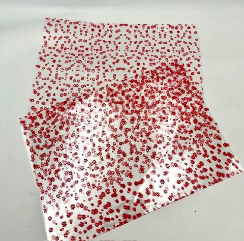 Worek celofan 25x35cm czerwone kwiaty 25szt. | N8 Worek celofan 25x35cm czerwone kwiaty 25szt. | N8