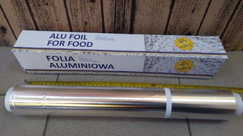 Folia aluminiowa 440mm gastronomiczna 1140g AKU5506 Folia aluminiowa 440mm gastronomiczna 1140g AKU5506