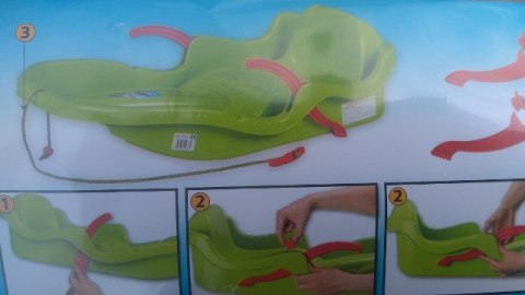Sanki plastikowe z hamulcem SPED BOB Sanki plastikowe z hamulcem SPED BOB