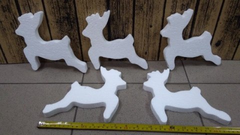Styropianowy RENIFER 5szt. 20/2cm Styropianowy RENIFER 5szt. 20/2cm