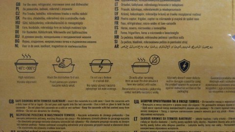 Naczynie żaroodporne 5,2l PROSTOKĄT TERMISIL | P-140 Naczynie żaroodporne 5,2l PROSTOKĄT TERMISIL | P-140