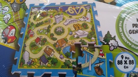 Puzzle piankowe mata uliczka wyścigi 9el. | ZA3150 Puzzle piankowe mata uliczka wyścigi 9el. | ZA3150