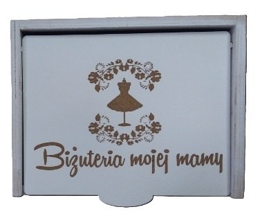 Szkatułka niezbędnik BIŻUTERIA MOJEJ MAMY Szkatułka niezbędnik BIŻUTERIA MOJEJ MAMY