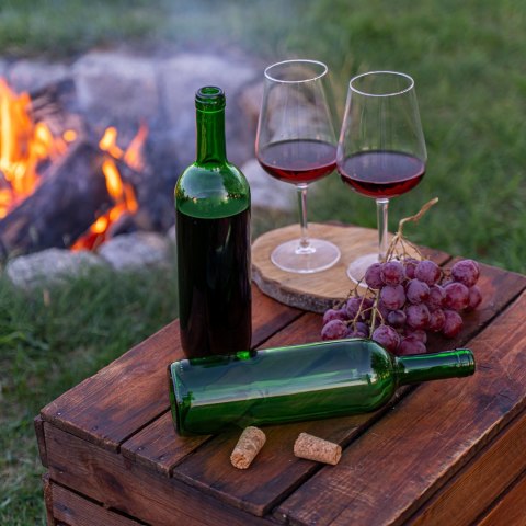 Butelka na wino 0,75l OLIWKOWA 8szt. | 631471 Butelka na wino 0,75l OLIWKOWA 8szt. | 631471