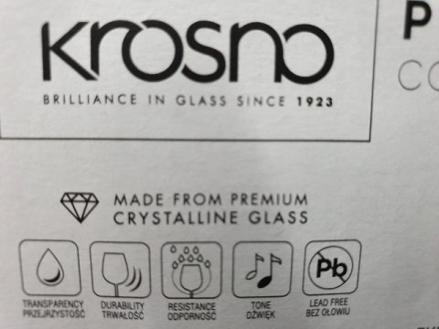 Kieliszki do wódki na nóżce 6szt. KROSNO 40ml PURE Kieliszki do wódki na nóżce 6szt. KROSNO 40ml PURE