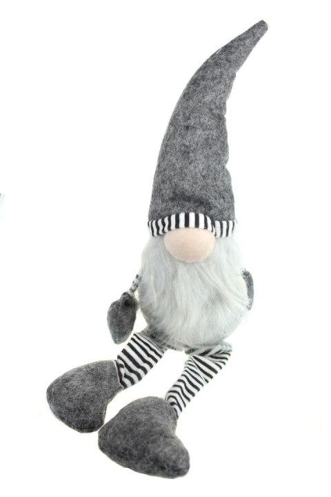 Skrzat świąteczny materiałowy szary 65 cm TG56739 Skrzat świąteczny materiałowy szary 65 cm TG56739