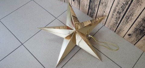 Zawieszka 45cm GWIAZDA ZŁOTA | GWP1-45-019M Zawieszka 45cm GWIAZDA ZŁOTA | GWP1-45-019M