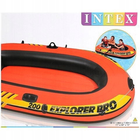 Ponton dmuchany Explorer Pro 200 Intex 196 x 102 cm INTEX 58357 Ponton dmuchany Explorer Pro 200 Intex 196 x 102 cm INTEX 58357