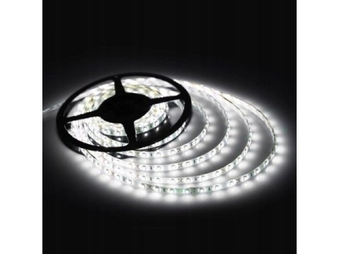 Taśma led 5m biała zimna 5m001w Taśma led 5m biała zimna 5m001w