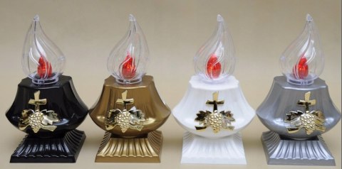 Znicz elektryczny ROMA LED 2xR14 - 6 szt. Znicz elektryczny ROMA LED 2xR14 - 6 szt.