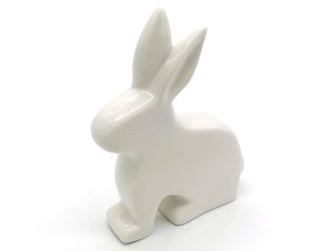 Królik ceramiczny biały płaski 4szt. Królik ceramiczny biały płaski 4szt.