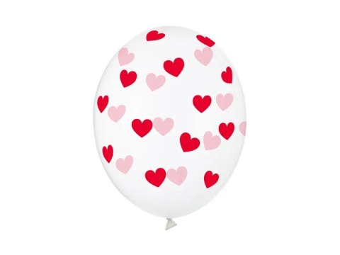 Balony 50szt. SERDUSZKA CRYSTAL 30cm SB14C-228-099R Balony 50szt. SERDUSZKA CRYSTAL 30cm SB14C-228-099R