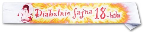 Szarfa ozdobna Diabelnie fajna 18 | SZ17 Szarfa ozdobna Diabelnie fajna 18 | SZ17