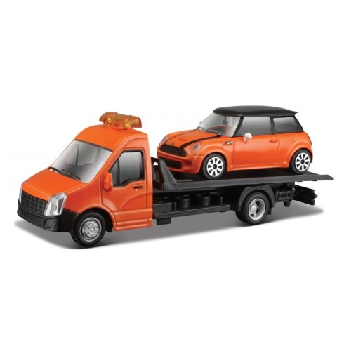 Auto laweta + MINI COOPER S BBURAGO 1:43 18-31405 Auto laweta + MINI COOPER S BBURAGO 1:43 18-31405