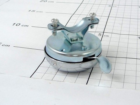 Dzwonek do roweru śr. 5,5cm, wys. 4,5cm Dzwonek do roweru śr. 5,5cm, wys. 4,5cm