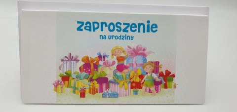 Zaproszenia dziecięce na urodziny 10szt ZU02 Zaproszenia dziecięce na urodziny 10szt ZU02